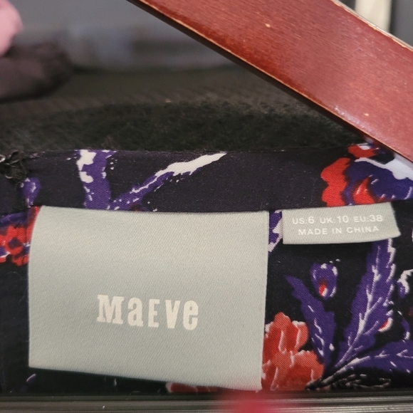 Mauve Anthropologie Purple Floral Faux Wrap Ankle Length Jumpsuit 8 Medium - Picture 5 of 5